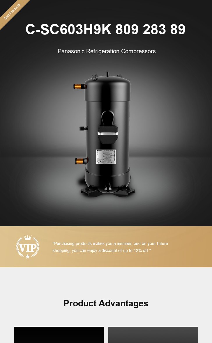 Panasonic Compressor C-SC603H9K 809 283 89, technical parameters pdf, structure diagram